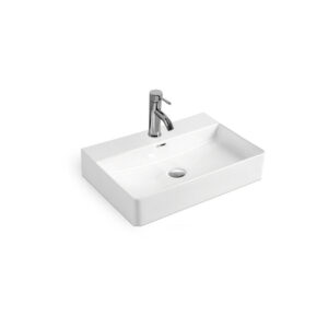Rectangular 600x420x125mm Above Counter Wash Basin for Department Store Project XS-0164