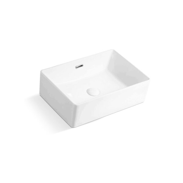 Rectangular 500x340x150mm Above Counter Wash Basin for Hotel Lobby Project XS-0179