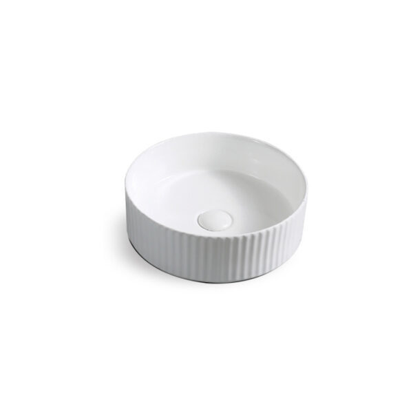 Round 360x360x120mm Above Counter Wash Basin for Airport Hotel Project XS-0195