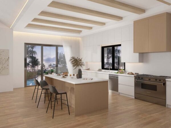 Bright and Airy Kitchen with Light Color Wood Cabinets - Image 2
