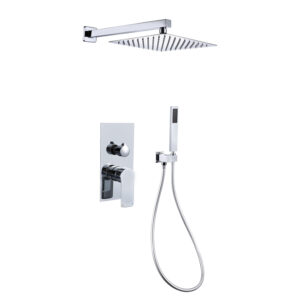 Sleek Square Shower with Handheld for Residential Bathroom Project DT-0512