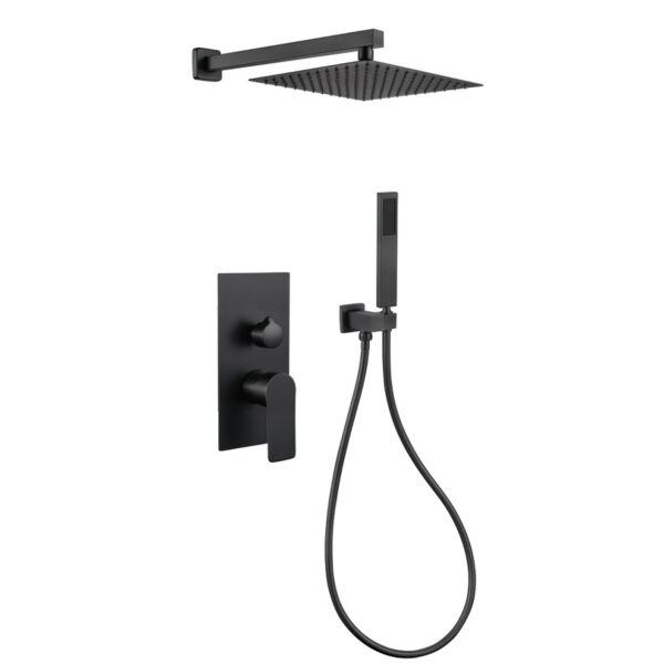 Sleek Square Shower with Handheld for Residential Bathroom Project DT-0512 - Image 4