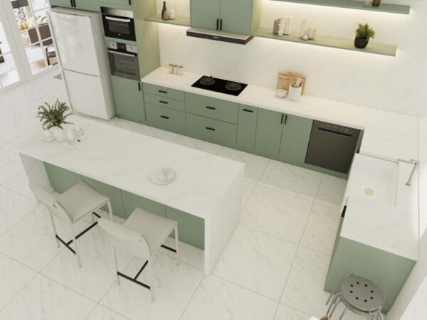 Fresh and Calming Sage Green Kitchen Cabinets for a Modern Kitchen - Image 3