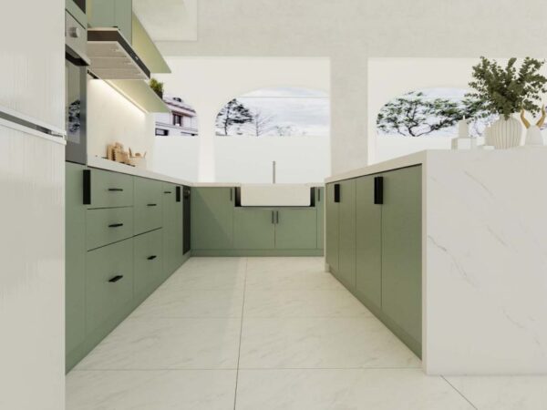 Fresh and Calming Sage Green Kitchen Cabinets for a Modern Kitchen - Image 4