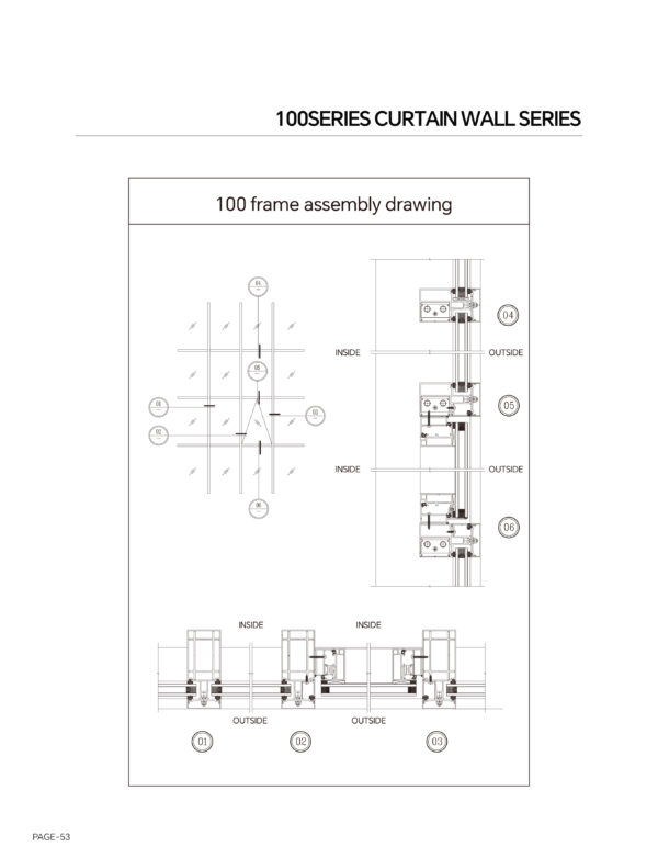 Custom Aluminum Curtain Wall System: Tailored Designs for High-Rise & Low-Rise Structures - Image 2