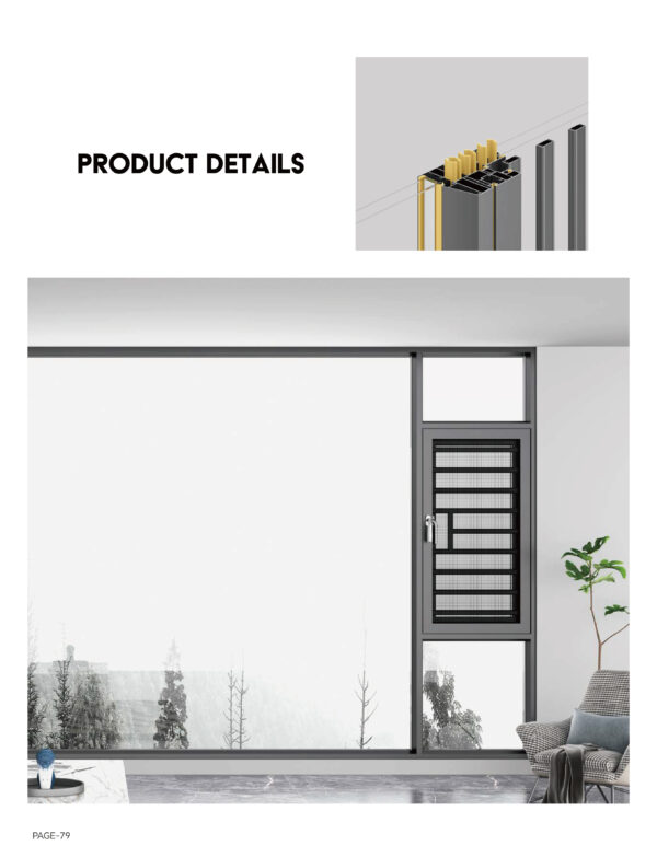 100 Thermal-break Casement Window (with flyscreen) - Image 2