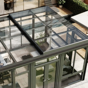 Smart Sliding Skylight Window: Remote/App Control & Sun-Shading