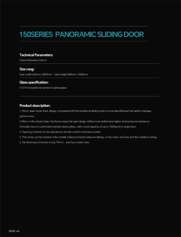 150 Theamal-break Heavy-duty Multi-track Sliding Door - Image 4