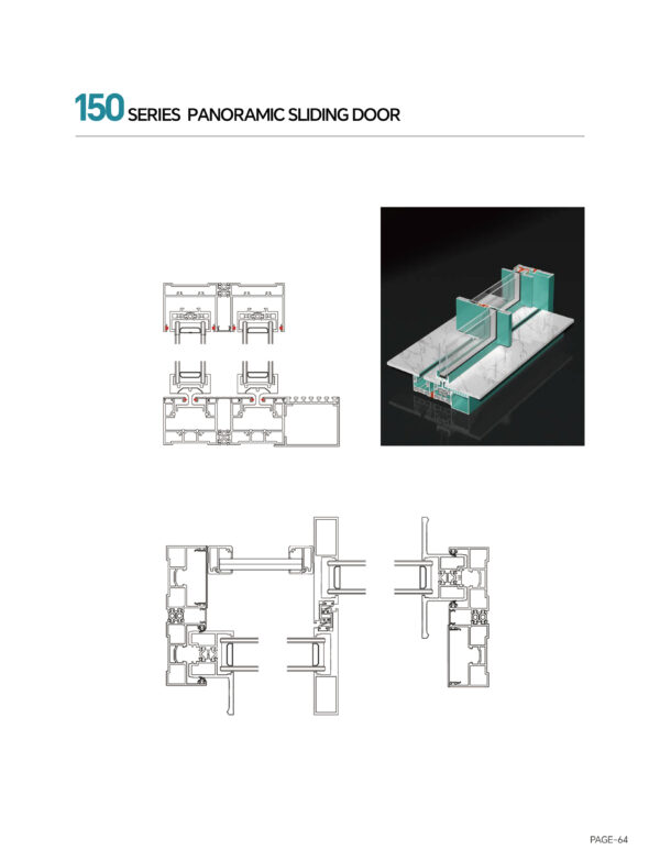 150 Theamal-break Heavy-duty Multi-track Sliding Door - Image 3