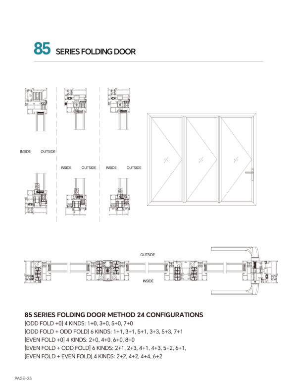 85 Thermal-break Bi-fold Door - Image 3