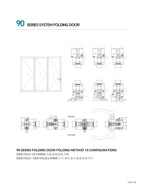 90 Thermal-break Bi-fold Door - Image 3
