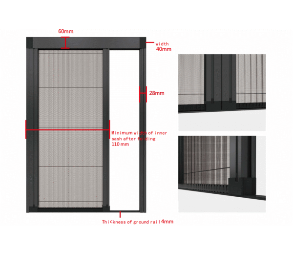 Roller Screen Windows & Doors: Panoramic View + Strong Protection - Image 2