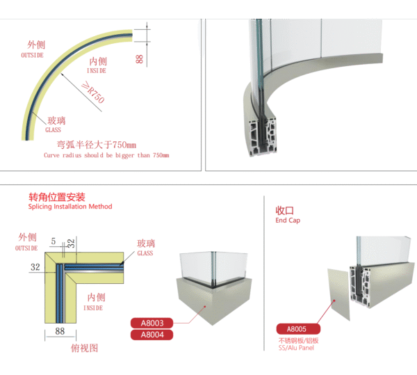 Frameless Glass Railing: Contemporary Look for Commercial/Residential - Image 2