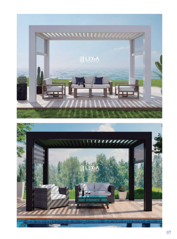 Smart Aluminum Pergola: Auto Weather-Response & Easy Control - Image 2