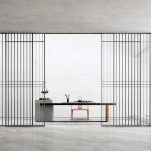 Grille Style Sliding Door