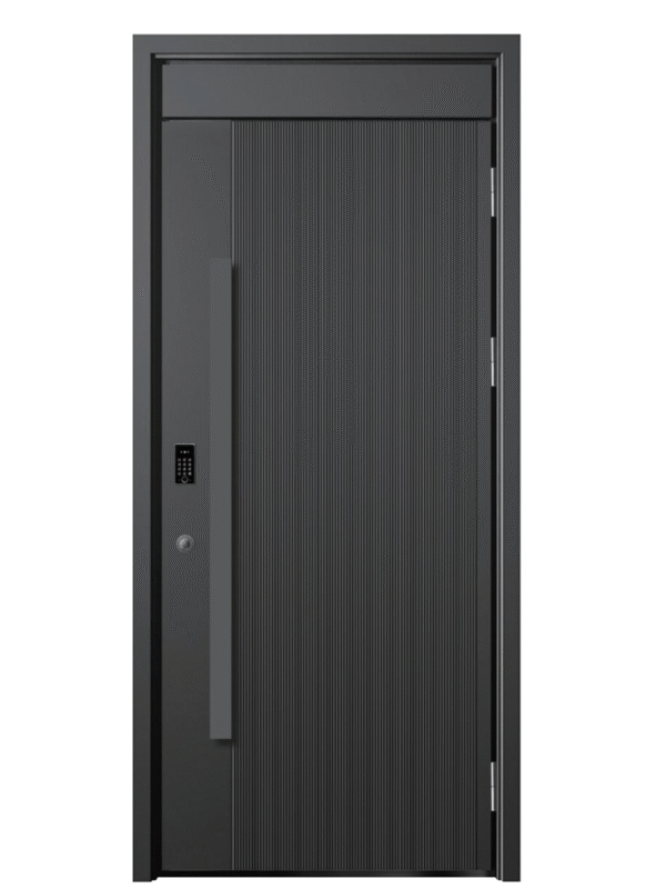 Aluminum System Armor Door with Vertical Striped Texture (Single Model) - Image 2