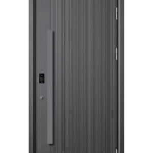 Aluminum System Armor Door with Vertical Striped Texture (Single Model)