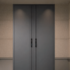 Minimalist Aluminum Thermal Armor Doors