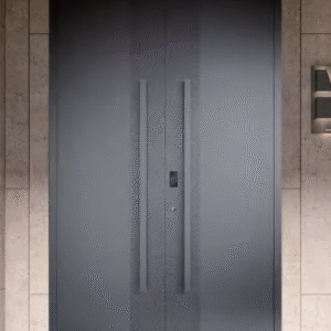 Gradient & Spiral Textured Aluminum Thermal Armor Doors