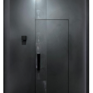 Aluminum System Armor Doors with Spiral & Vertical Striped Textures (Single & Double Models)