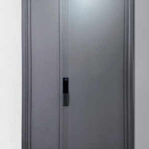 KSA Contractor’s Choice: Aluminum Armor Door with Subtle Textures & Smart Access for Compounds