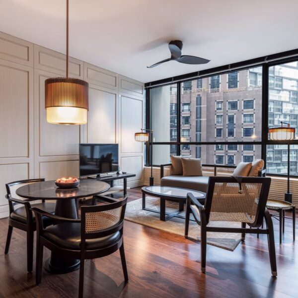 Hotel Modern Luxe Public Space Furniture Set (Lounge Sofas + Bar Stools + Dining Chairs) – SASO-Approved for Premium Hospitality Projects in Saudi Arabia - Image 6