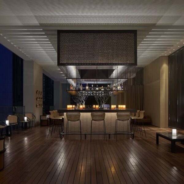 Hotel Modern Luxe Public Space Furniture Set (Lounge Sofas + Bar Stools + Dining Chairs) – SASO-Approved for Premium Hospitality Projects in Saudi Arabia - Image 2