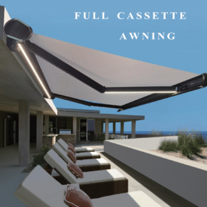 Full Cassette Awning Shading: All-Covered Protection