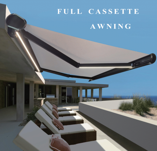 Full Cassette Awning Shading: All-Covered Protection