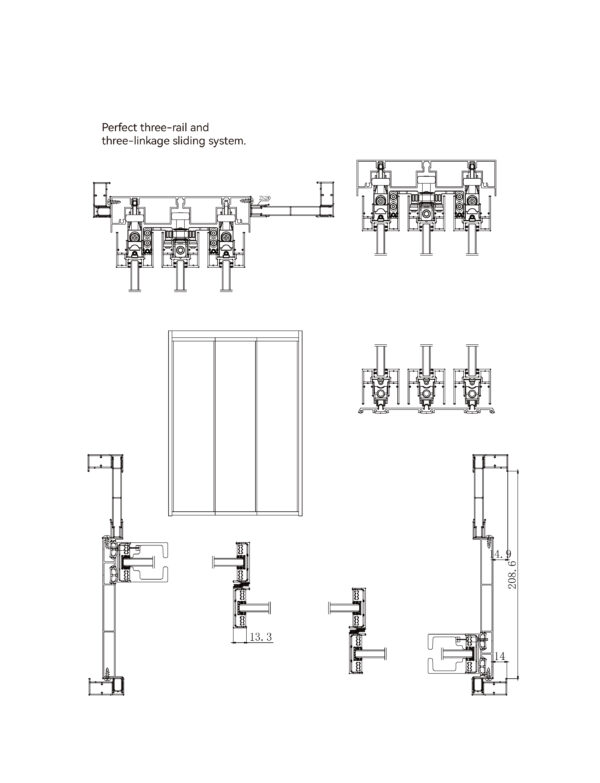 Perfect System Trackless Slimframe Sliding Door - Image 4