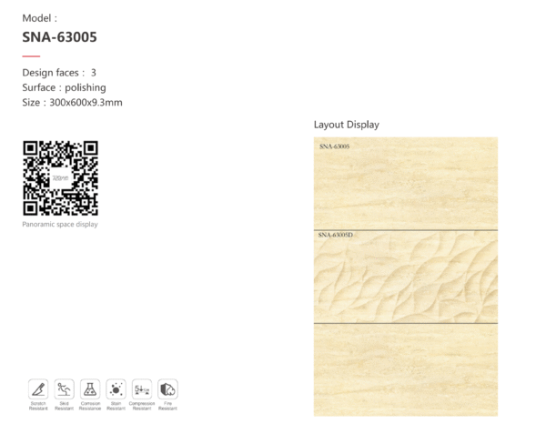 Opulent Cream Marble-Effect Tile: Smooth & Matte Blend for Saudi Hospitality Projects - Image 2