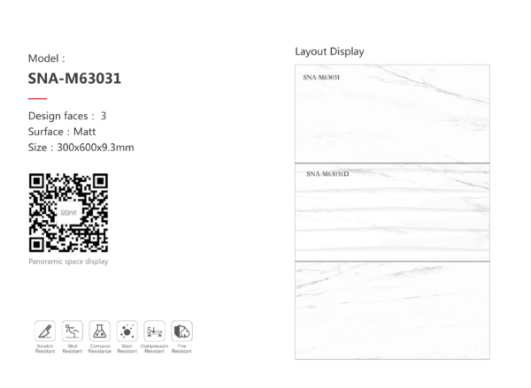 High-Quality Ceramic Tiles (Saudi Certified) – Factory Supply for Commercial & Industrial Engineering in Saudi - Image 4