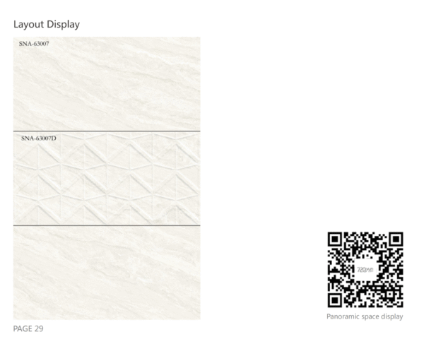 Classic Grey Marble-Effect Tile: Water-Resistant & Durable for Commercial Bath Fit-outs - Image 2
