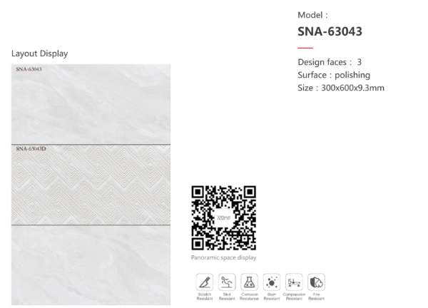 Sleek White Marble-Effect Tile: Polished & Scratch-Resistant for Modern Kitchen Backsplashes - Image 4