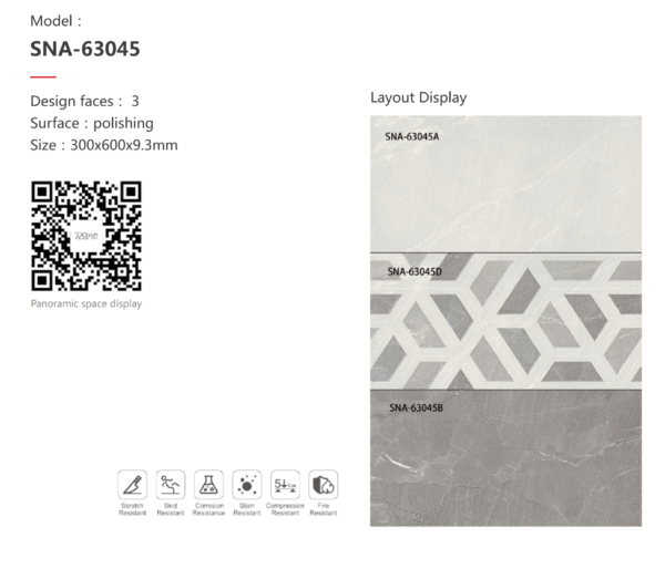 Sophisticated White Veined Marble-Effect Tile: Stain-Resistant & Polished for Apartment Kitchens - Image 2