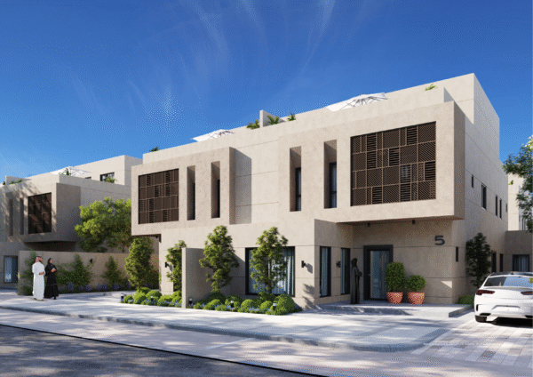 Saudi - Focused Textured Beige Exterior Wall Paint with Elegance for Private Courtyard Living - Image 2