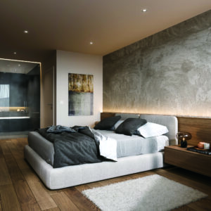 Majestic Interior Wall Artistic Paint: Textured Gray Finish for KSA Luxury Bedrooms
