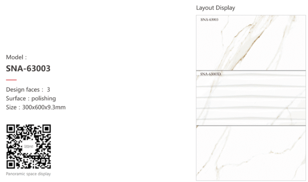 White Tile with Gold Veins: Sleek Polished Surface for Modern Bathroom Flooring - Image 4