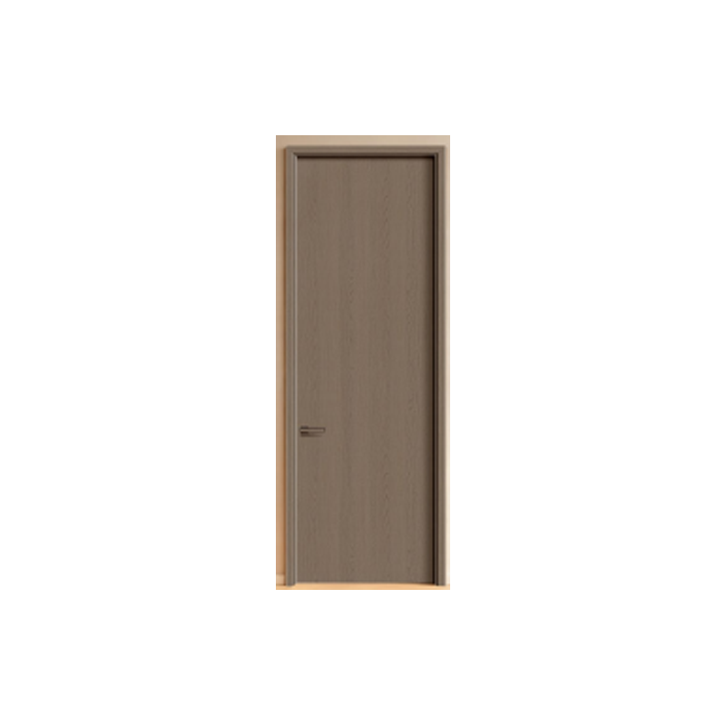 China Wpc Door Supplier – Dark Brown Oak Texture Wpc Interior Doors For Commercial & Residential Projects (1)