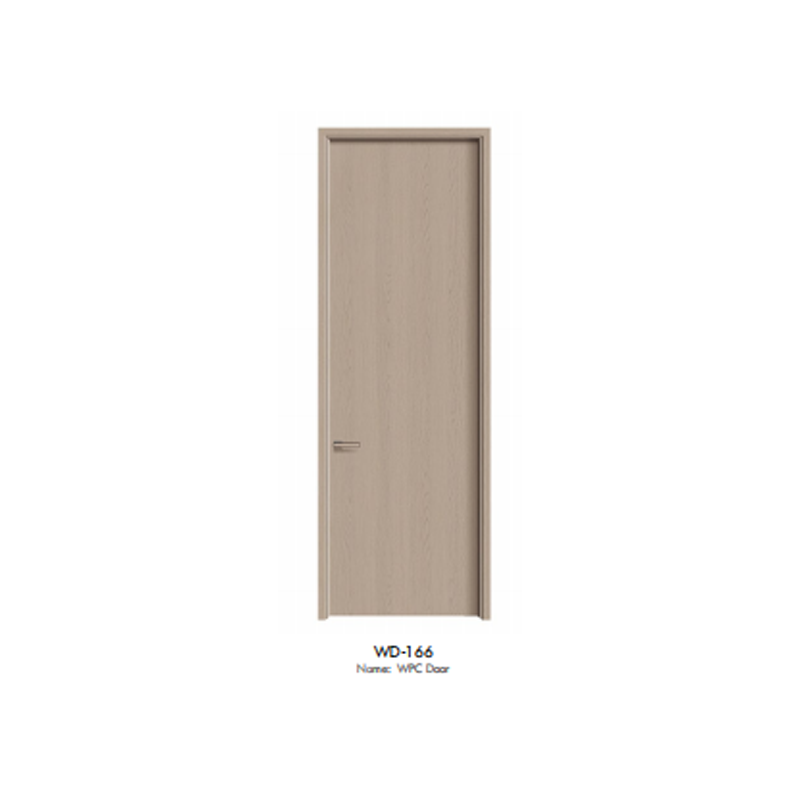 China Wpc Door Supplier – Dark Brown Oak Texture Wpc Interior Doors For Commercial & Residential Projects (3)