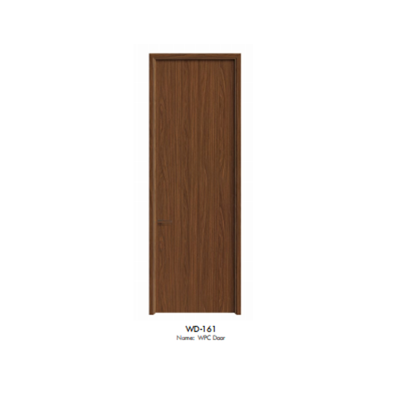 China Wpc Door Supplier – Warm Brown Wood Grain Wpc Interior Doors For Office & Residential Projects (4)