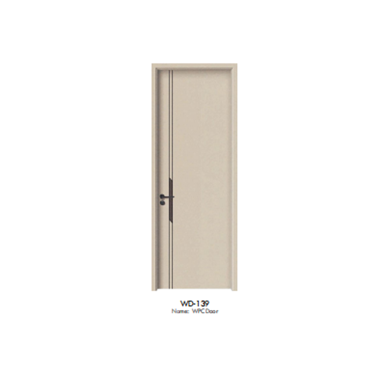 Minimalist Design Wpc Door – Waterproof Dark Brown Wpc Door For Home & Office (2)