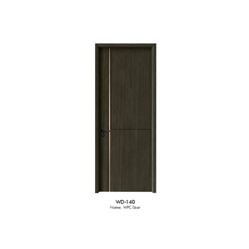 Minimalist Design Wpc Door – Waterproof Dark Brown Wpc Door For Home & Office (4)