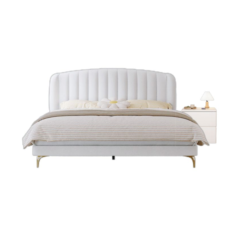 Cream White Ivory Modern Home Furniture Suite Sofa Bed Dining Table (4)