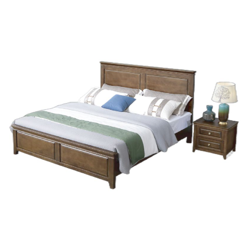 Dark Wood Classic American Home Furniture Suite Sofa Beds Dining Table (3)