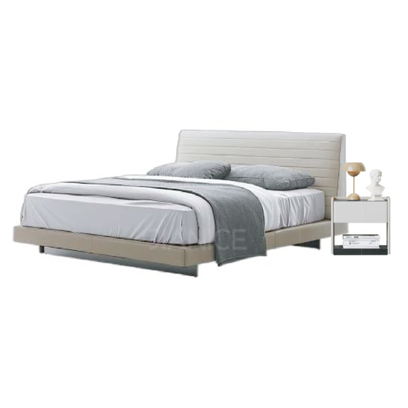 Gray Beige Modern Luxury Home Furniture Suite Tufted Sofa Beds Marble Dining Table (4)