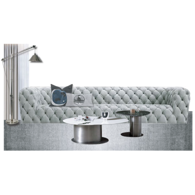 Light Gray Beige Dark Gray Luxury Home Furniture Suite Tufted Sofa Beds Marble Dining Table (1)