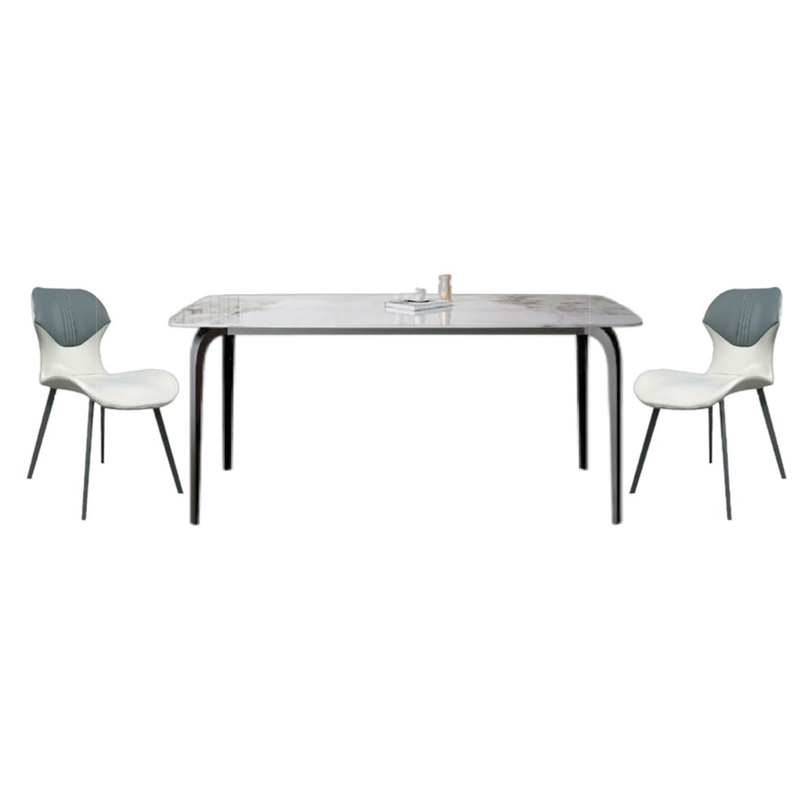 Light Gray Beige White Modern Home Furniture Suite Sofa Beds Dining Table (4)