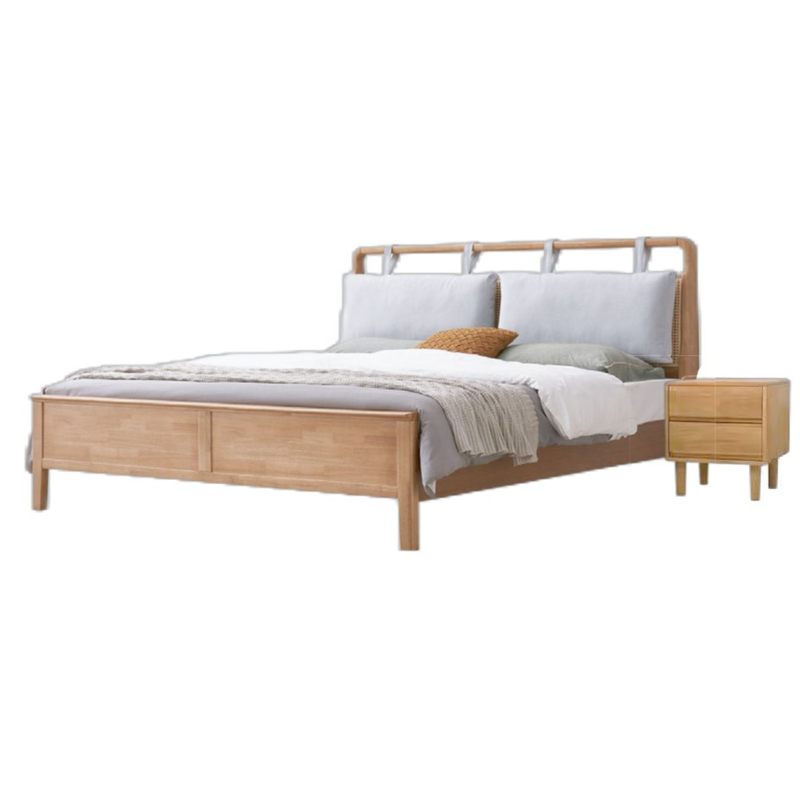 Light Wood Rattan Natural Modern Home Furniture Suite Sofa Beds Dining Table (2)