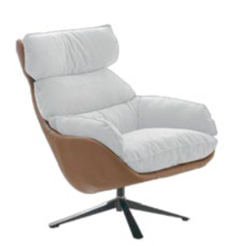 Modern Accent Chairs Animal Shaped Furniture Collection White Brown Gray Plush Leather Fabric (8)